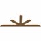 Ekena Millwork Saratoga Smooth Timber Gable Bracket, Western Red Cedar, 96"W x 36"H x 1 1/2"D x 5 1/2"F, 9/12 Pitch GBW096X36X0206SAR00SWR - alternate 3